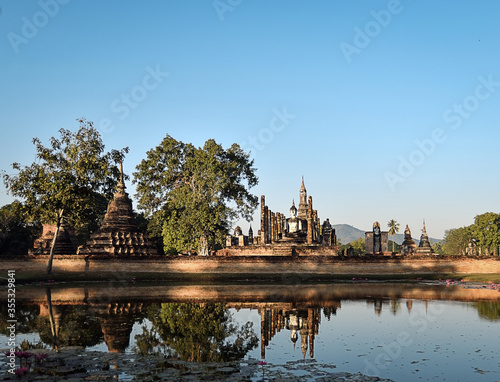 Sukothai historical park, Unesco world heritage, Thailand photo