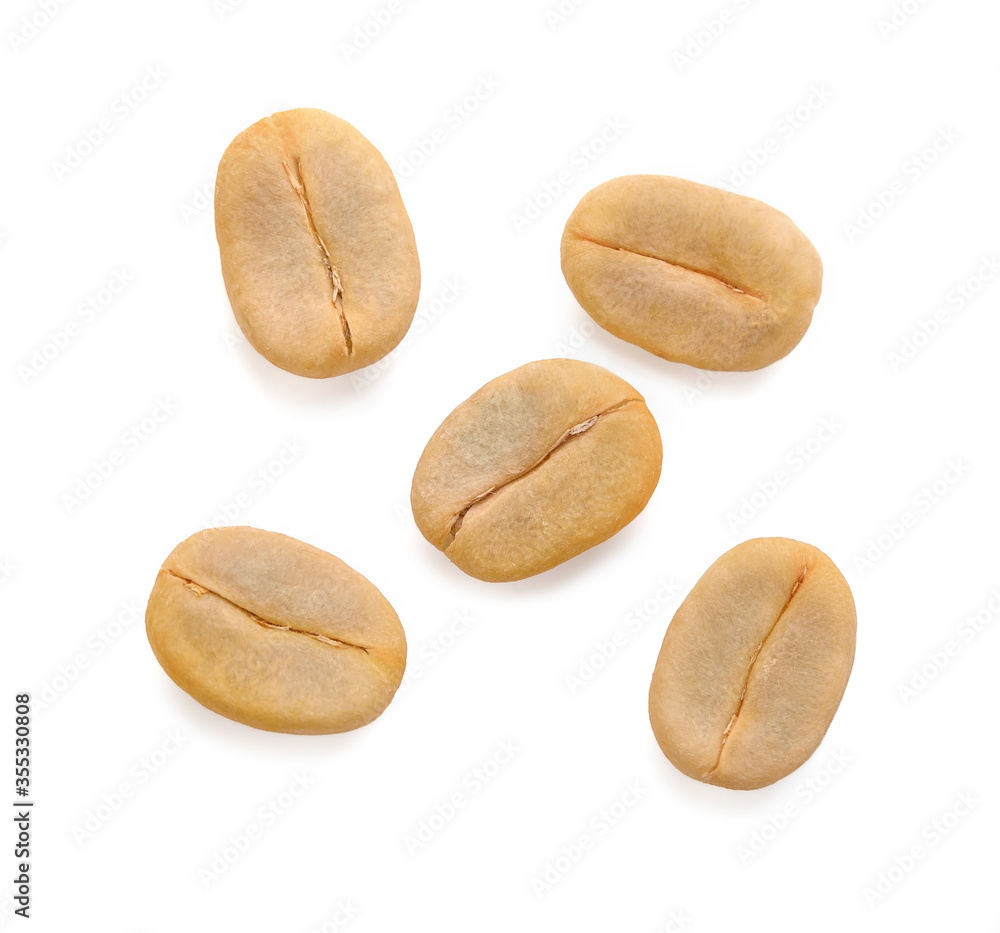 Coffee beans isoleted on white background Coffee beans isoleted on white background
