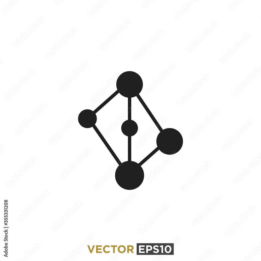 Connection Network Icon Design Vector Connection Network Icon Design Vector