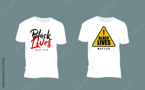 Black Lives Matter stamp message in vector illustration.