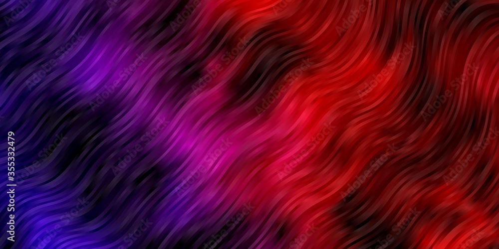 Dark Pink, Yellow vector layout with wry lines. Colorful illustration, which consists of curves. Pattern for ads, commercials. Dark Pink, Yellow vector layout with wry lines. Colorful illustration, which consists of curves. Pattern for ads, commercials.