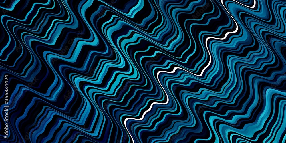 Light BLUE vector layout with wry lines. Abstract illustration with bandy gradient lines. Template for your UI design. Light BLUE vector layout with wry lines. Abstract illustration with bandy gradient lines. Template for your UI design.