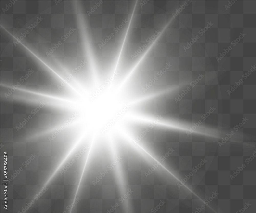 Glow isolated white transparent light effect set, lens flare, explosion, glitter, line, sun flash, spark and stars. Glow isolated white transparent light effect set, lens flare, explosion, glitter, line, sun flash, spark and stars.