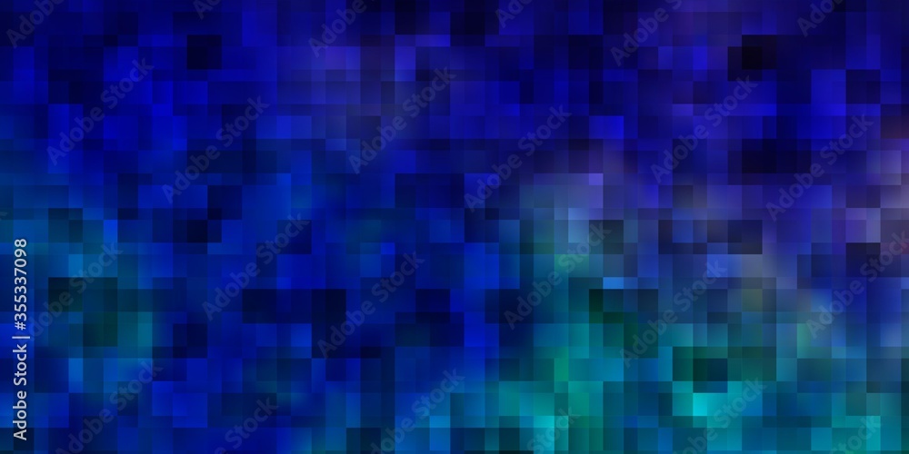 Dark Pink, Blue vector backdrop with rectangles.