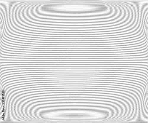 curved lines monochrome halftone black and white geometric pattern. vector background thin stripes