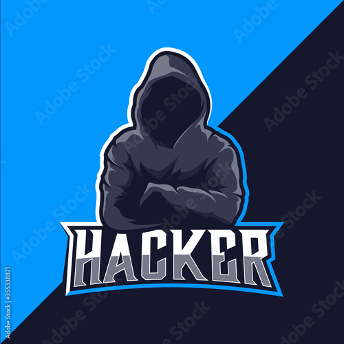 Hacker logo esport design