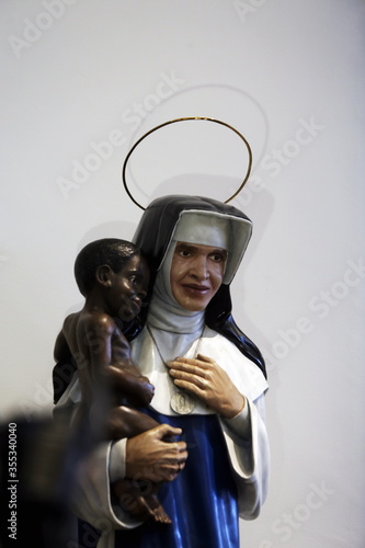 salvador, bahia / brazil - october 13, 2019: image of Santa Dulce dos Pobres in the sanctuary of the saint in the city of Salvador photo