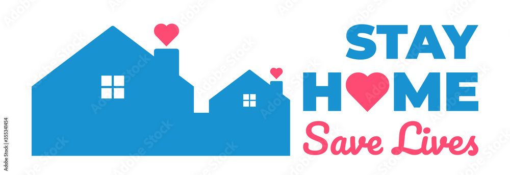 Stay at home awareness social media campaign logo or icon. Protection your self and save lives from COVID-19 or coronavirus. Stay at home awareness social media campaign logo or icon. Protection your self and save lives from COVID-19 or coronavirus.