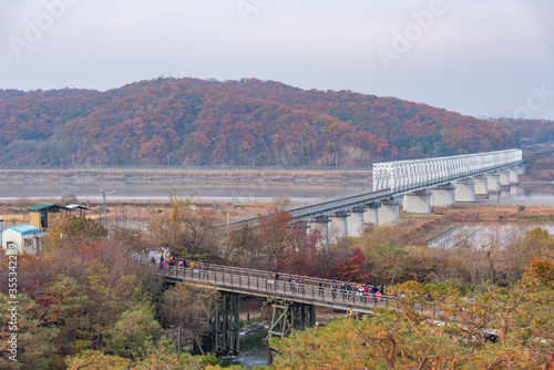 The Bridge of Freedom at Imjingak, Republic of Korea photo