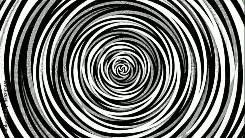 Sketch spiral b&w loop animation circles Sketch spiral b&w loop animation circles