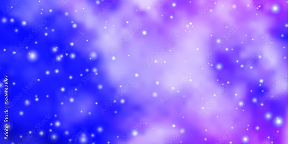 Light Pink, Blue vector layout with bright stars. Shining colorful illustration with small and big stars. Design for your business promotion. Light Pink, Blue vector layout with bright stars. Shining colorful illustration with small and big stars. Design for your business promotion.
