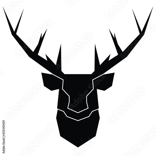 Vector logo of a deer © Edwin