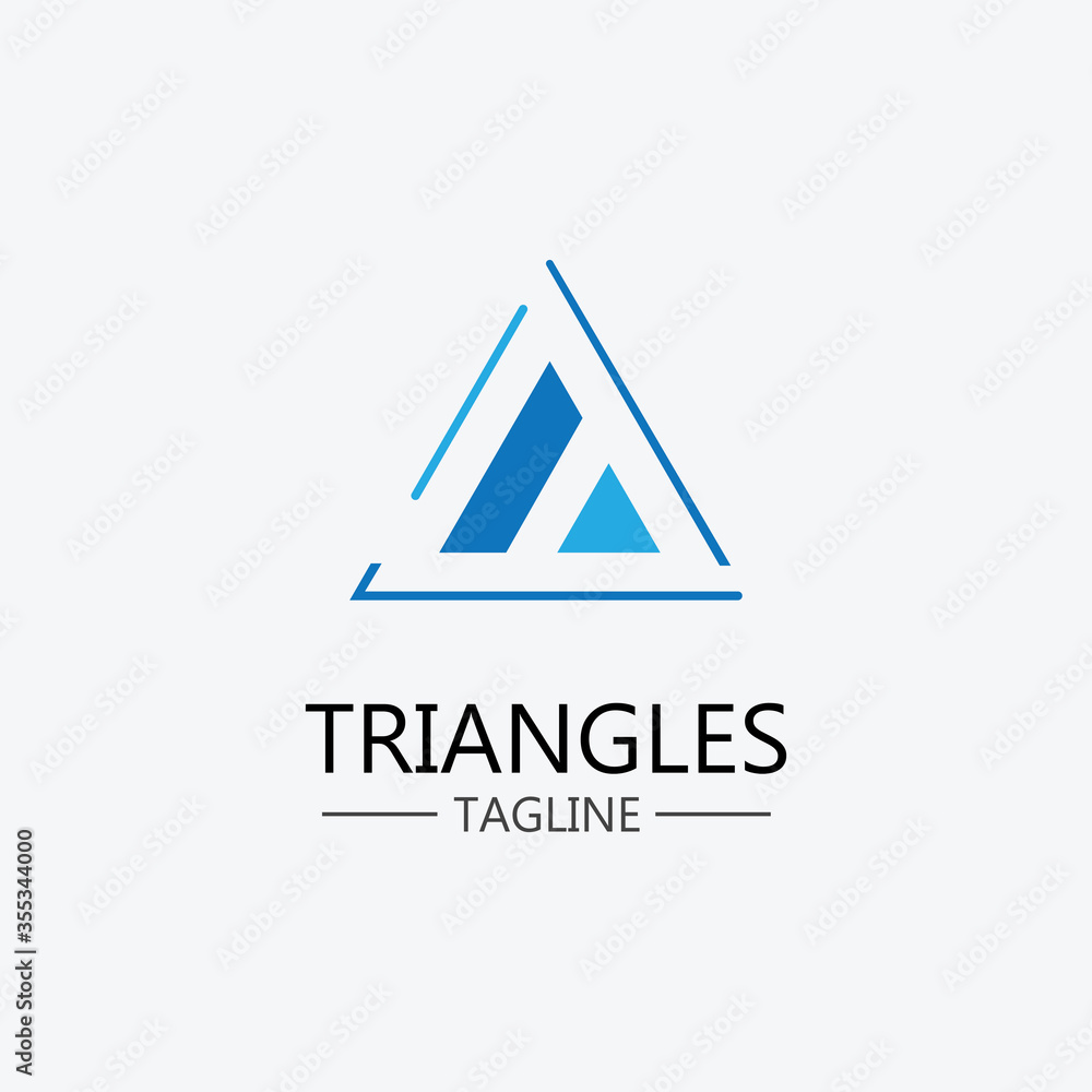 Triangle Icon Design Triangle Icon Design