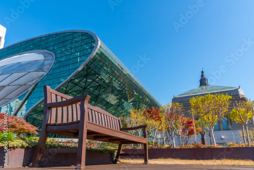 Photography Rooftop terrace of Seoul town hall, Republic of Korea