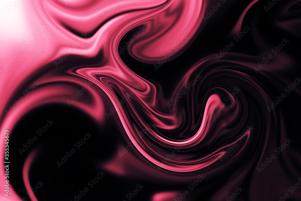 Obraz premium Abstract background of colorful liquid liner. Abstract texture of liquid acrylic.