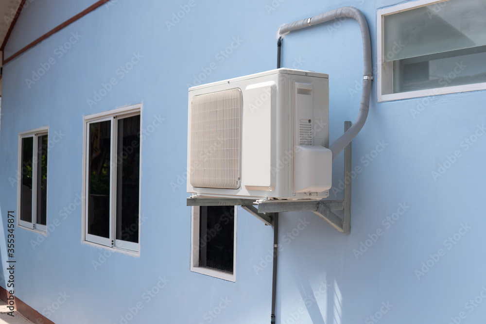 Air conditioner compressor outside unit. Air conditioner compressor outside unit.