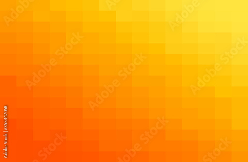 Abstract Orange geometric Background, Creative Design Templates. Pixel art Grid Mosaic, 8 bit vector background.