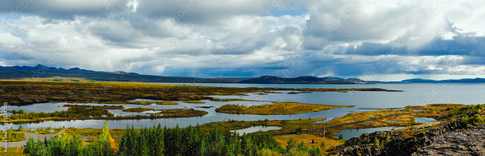 Iceland nature background