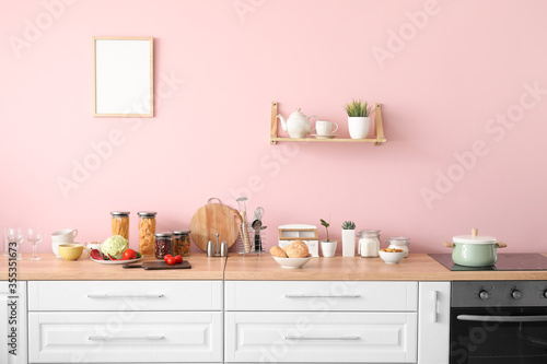 Interior of stylish modern kitchen © Pixel-Shot
