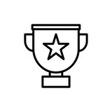 Award icon vector illustration outline