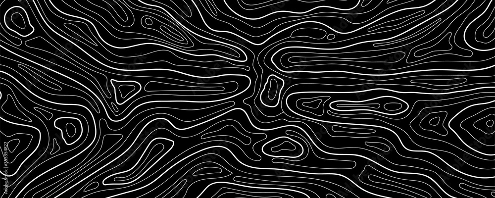 Abstract topographic map background Vector. 21:9 wallpaper design for ...