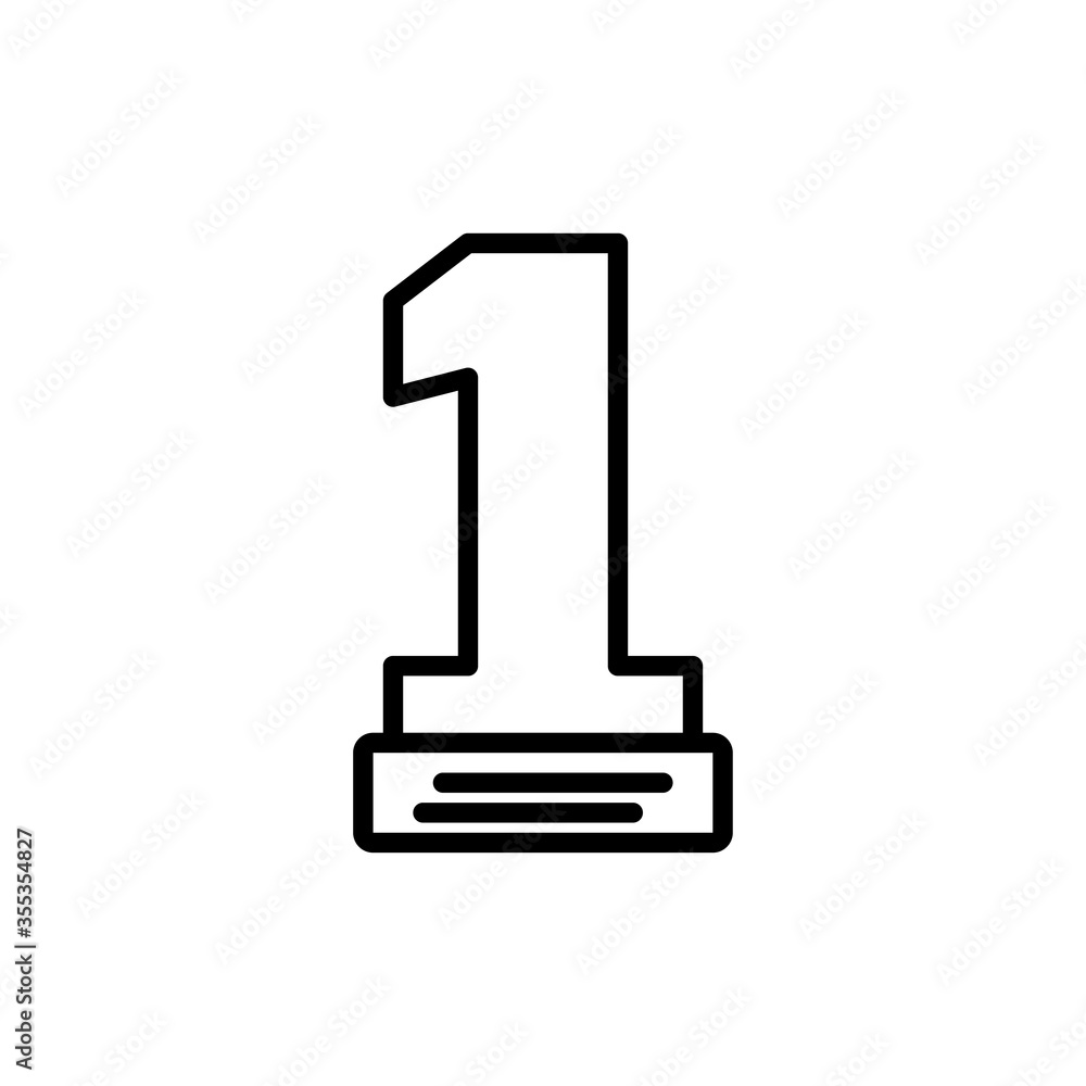 Award icon vector illustration outline Award icon vector illustration outline