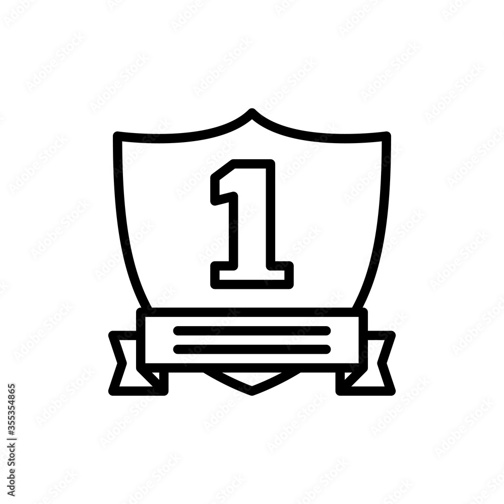Award icon vector illustration outline Award icon vector illustration outline