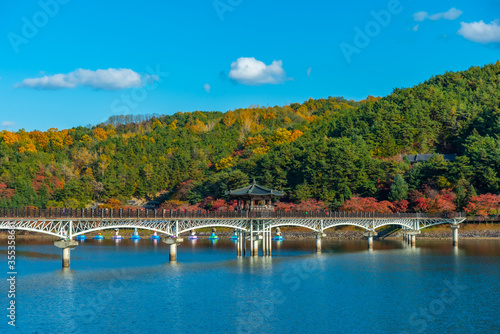 Woryeonggyo Bridge at Andong, Republic of Korea photo