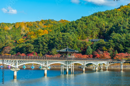 Woryeonggyo Bridge at Andong, Republic of Korea photo