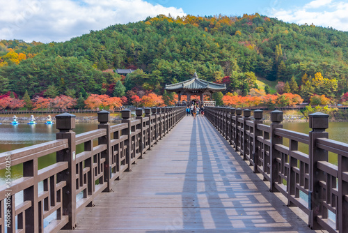 Woryeonggyo Bridge at Andong, Republic of Korea photo