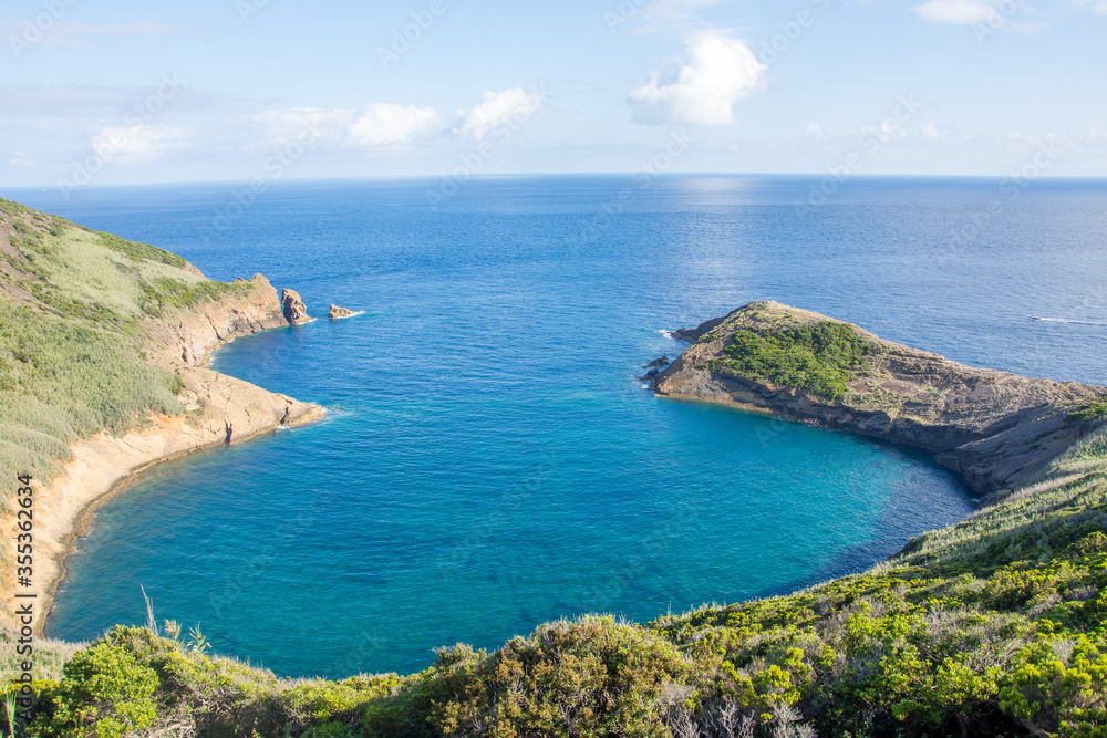 Walk on the Azores archipelago. Discovery of the island of Faial, Azores, Horta