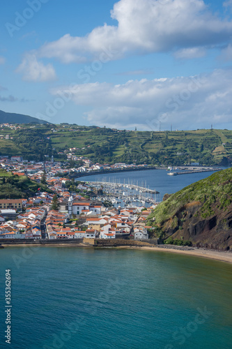 Fototapeta Naklejka Na Ścianę i Meble -  Walk on the Azores archipelago. Discovery of the island of Faial, Azores, Horta