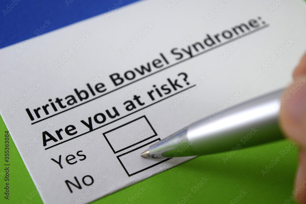 Obraz premium Questionnaire about health problem