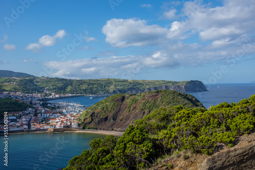 Walk on the Azores archipelago. Discovery of the island of Faial, Azores, Horta