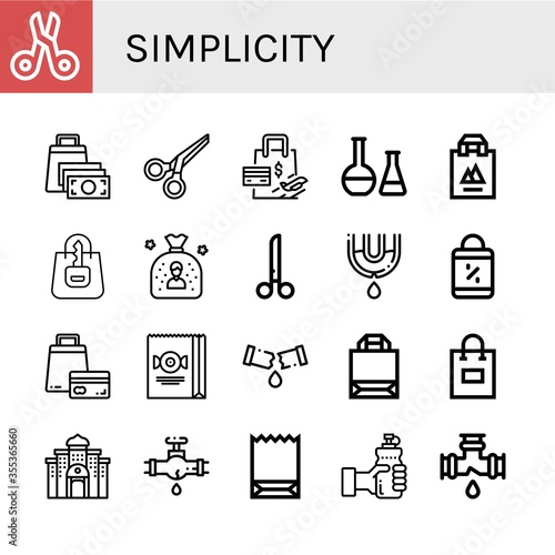 simplicity icon set