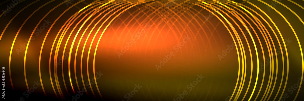 Shiny neon lines, stripes and waves, technology abstract background. Trendy abstract layout template for business or technology presentation, internet poster or web brochure cover, wallpaper Shiny neon lines, stripes and waves, technology abstract background. Trendy abstract layout template for business or technology presentation, internet poster or web brochure cover, wallpaper