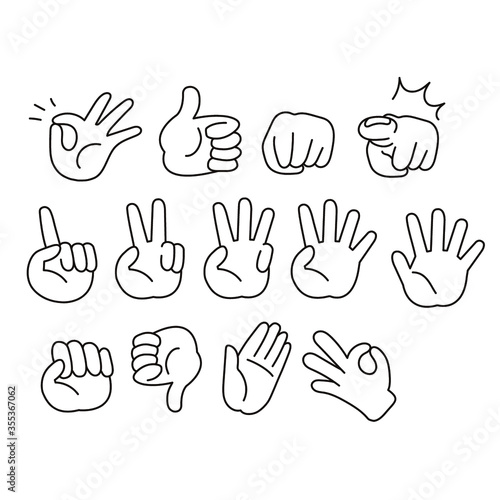 Hand icon