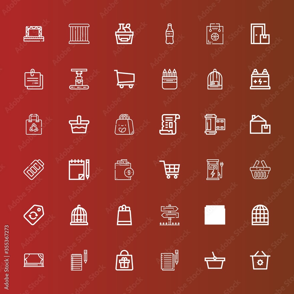 Editable 36 empty icons for web and mobile Editable 36 empty icons for web and mobile