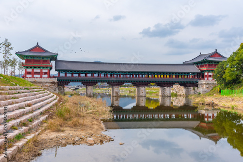 Woljeonggyo Bridge in Gyeongju, Republic of Korea photo