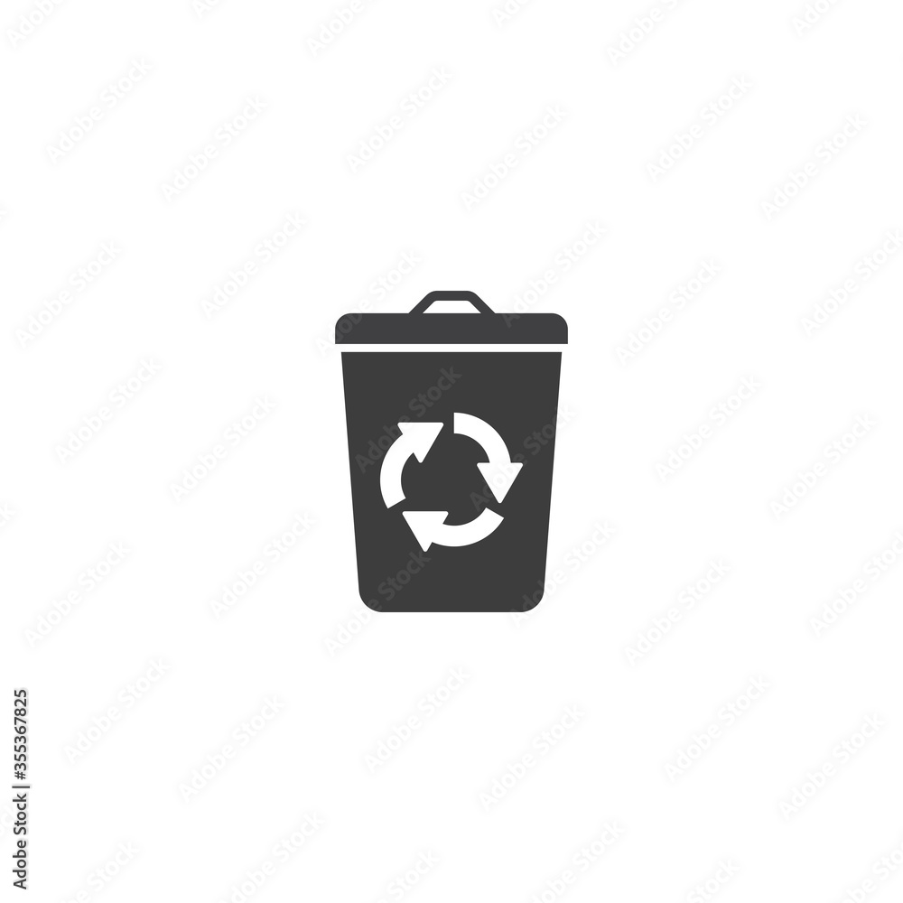 trash can icon vector design template trash can icon vector design template