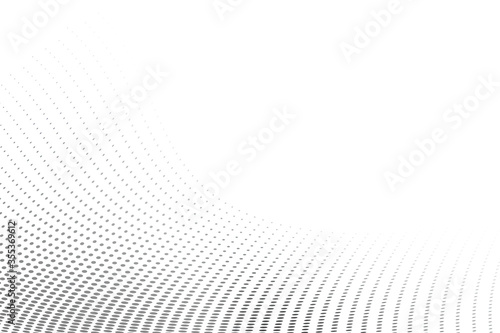 Background grey and white halftone at modern bright art. Blurred pattern raster effect. Abstract creative graphic template. Business and Technology style. © kaewphoto