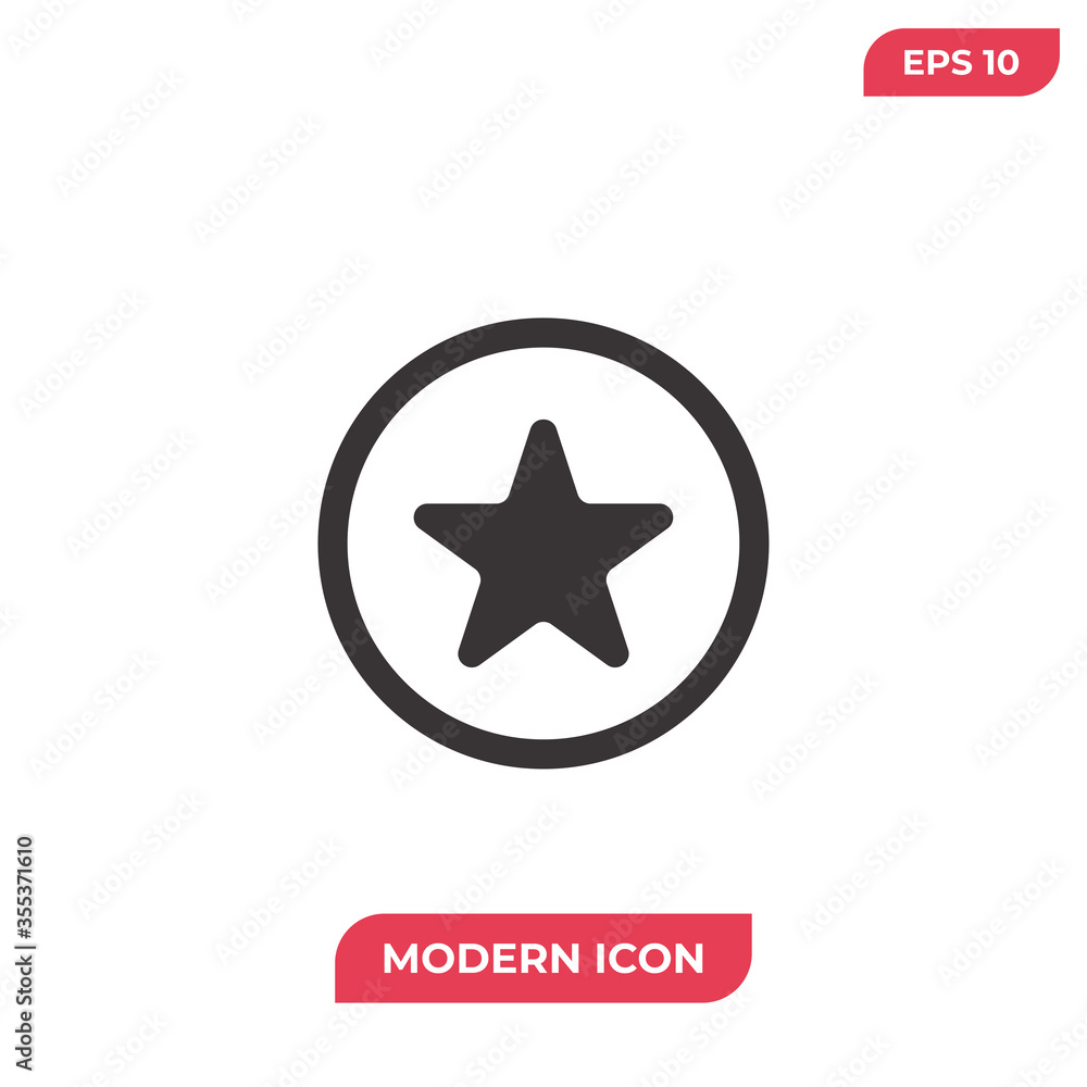 Star vector icon, simple sign for web site and mobile app. Star vector icon, simple sign for web site and mobile app.
