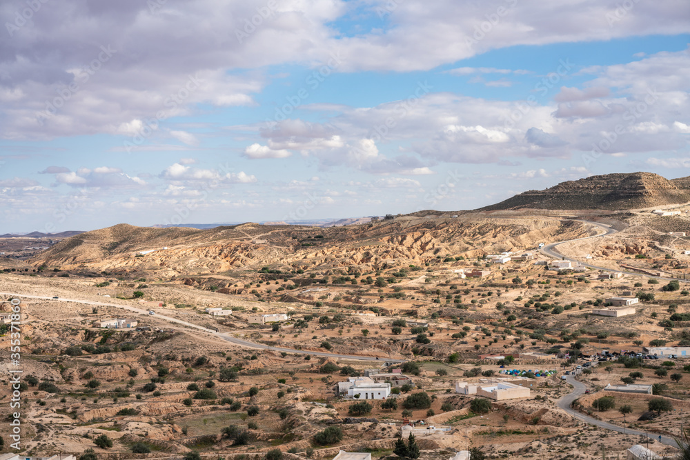 The Dahar, southern region of tunisia, land of ksour, beginning of the sahara The Dahar, southern region of tunisia, land of ksour, beginning of the sahara