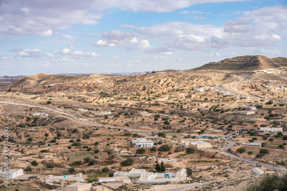 The Dahar, southern region of tunisia, land of ksour, beginning of the sahara