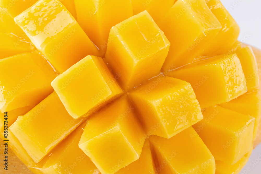 Yellow mango isolated on a white background Yellow mango isolated on a white background