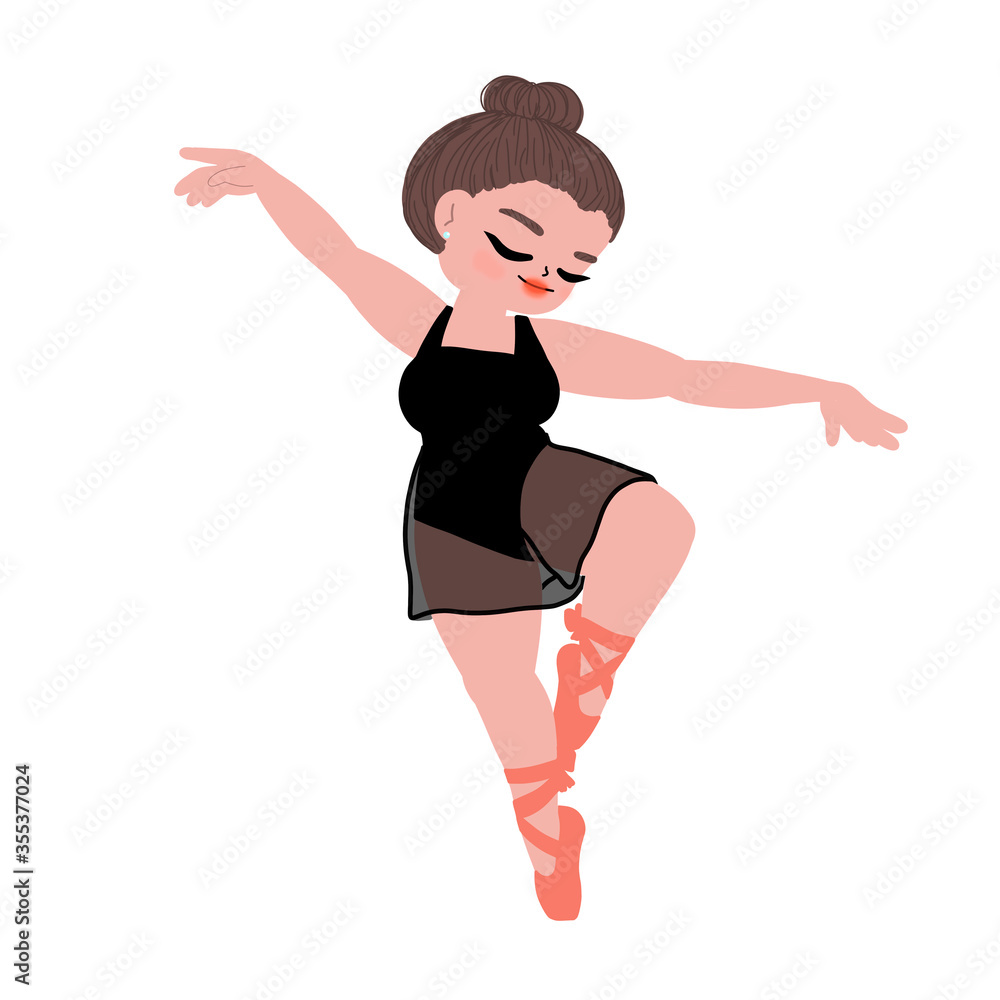 cute ballerina plus size dancing cute ballerina plus size dancing