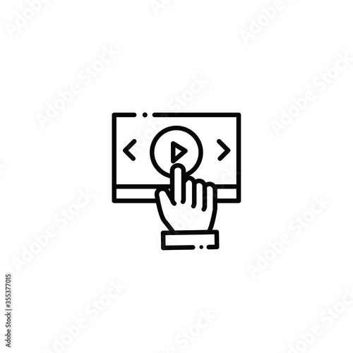 Social media icon to use for web and mobile UI.