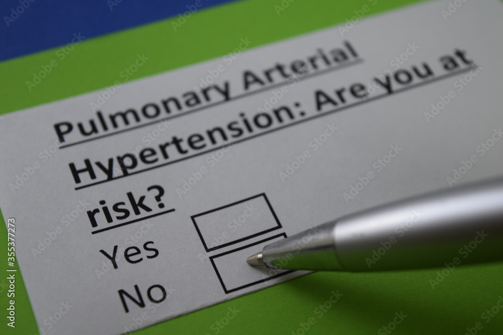 Fototapeta premium Questionnaire about health problem