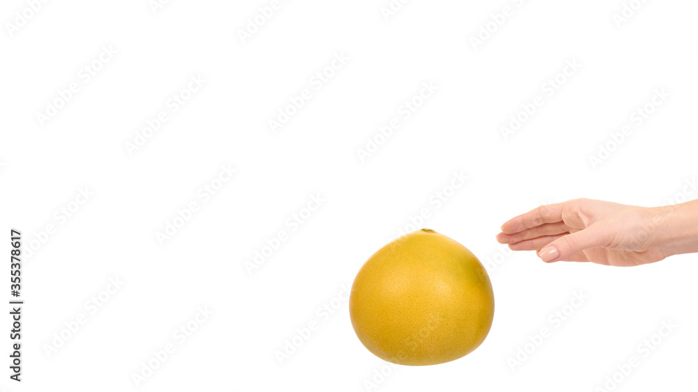 Fresh and juicy pomelo fruit. Fresh and juicy pomelo fruit.