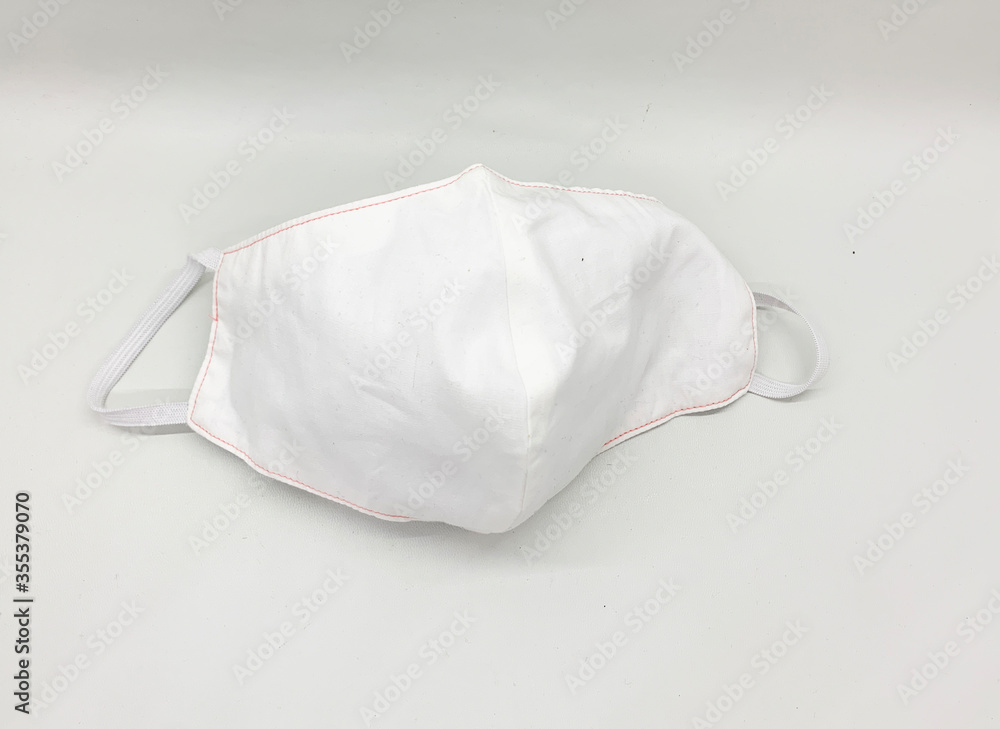 Handmade mask isolated on white background Handmade mask isolated on white background